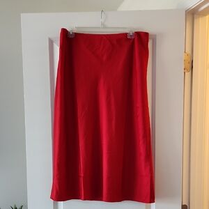 Jcrew Red Skirt